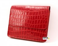 Папка Apple iPad "Красный крокодил"