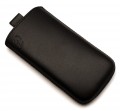 Чехол кожаный с ремешком "Черный" для HTC Desire S (S510e)