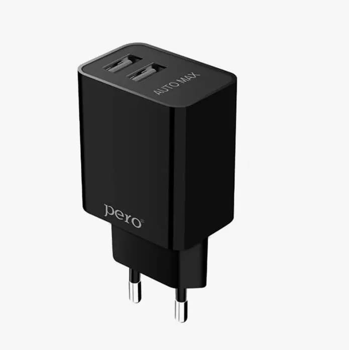 СЗУ PERO TC02 2USB 2.1A черный