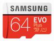 Карта памяти Samsung 64Gb EVO Plus v2 MicroSDXC Class 10 U1+SD adapter